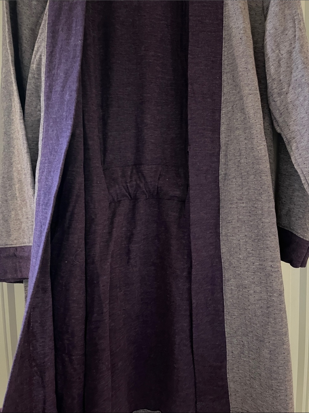 Charter Club Women’s Purple Long Robe - Picture 6 of 9